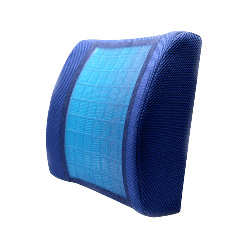 Vânzare directă din fabrică, gel de răcire ergonomic, spumă cu memorie, scaun de birou, suport lombar, pernă pentru spate, pentru mașină, tricotată de vară în China