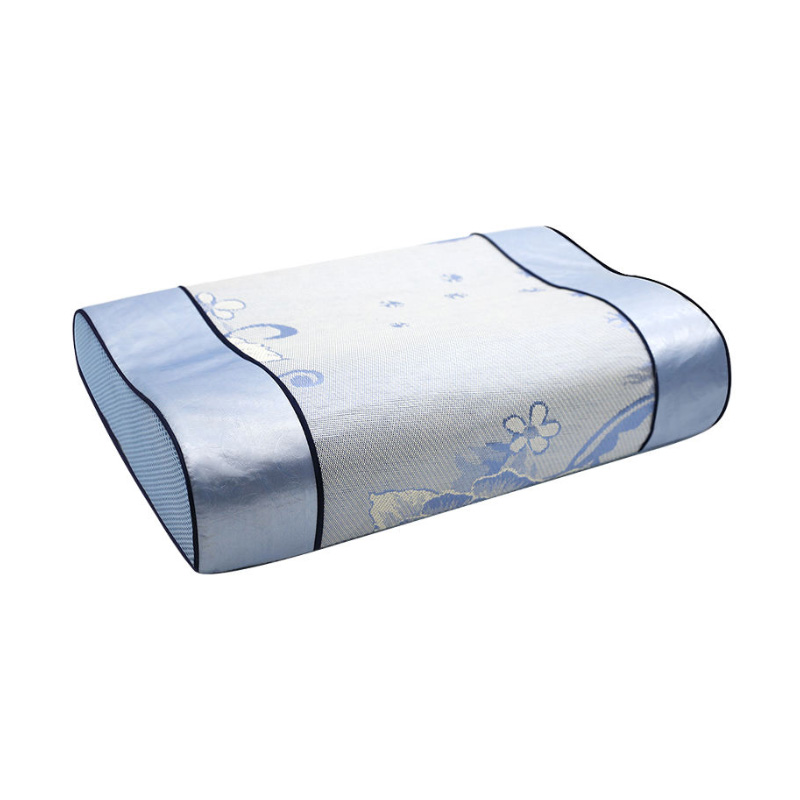 Vente fierbinte Amazon Chinoiserie Ice mătase Husă de pernă Husă Ergonomică Ajustabilă decorativă din spumă cu memorie pernă pentru gât pentru dormit